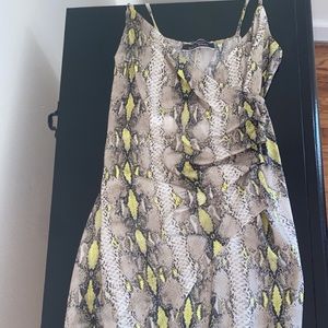 Snake skin dress